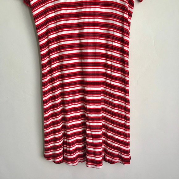 Wild Fable / Red & White Stripe T-Shirt Dress - Picture 5 of 7
